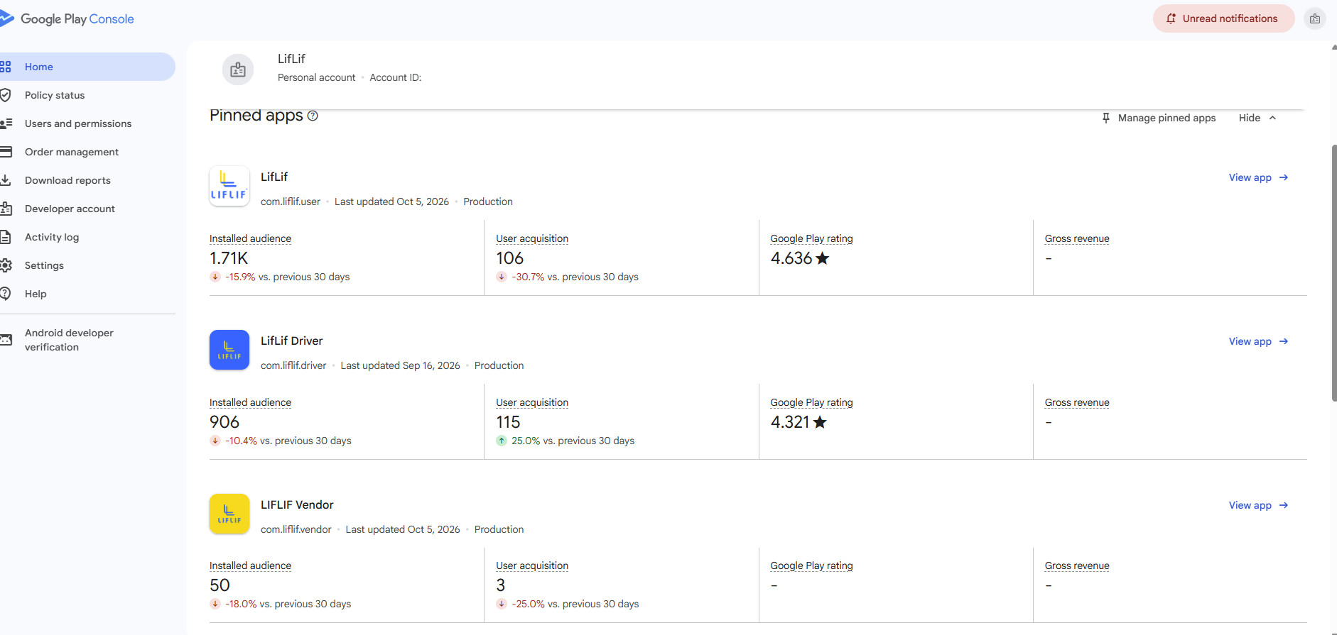 LifLif Delivery Platform